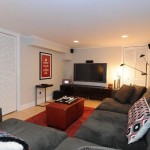 Finished Basement with Recessed Lighting 280 Grovers